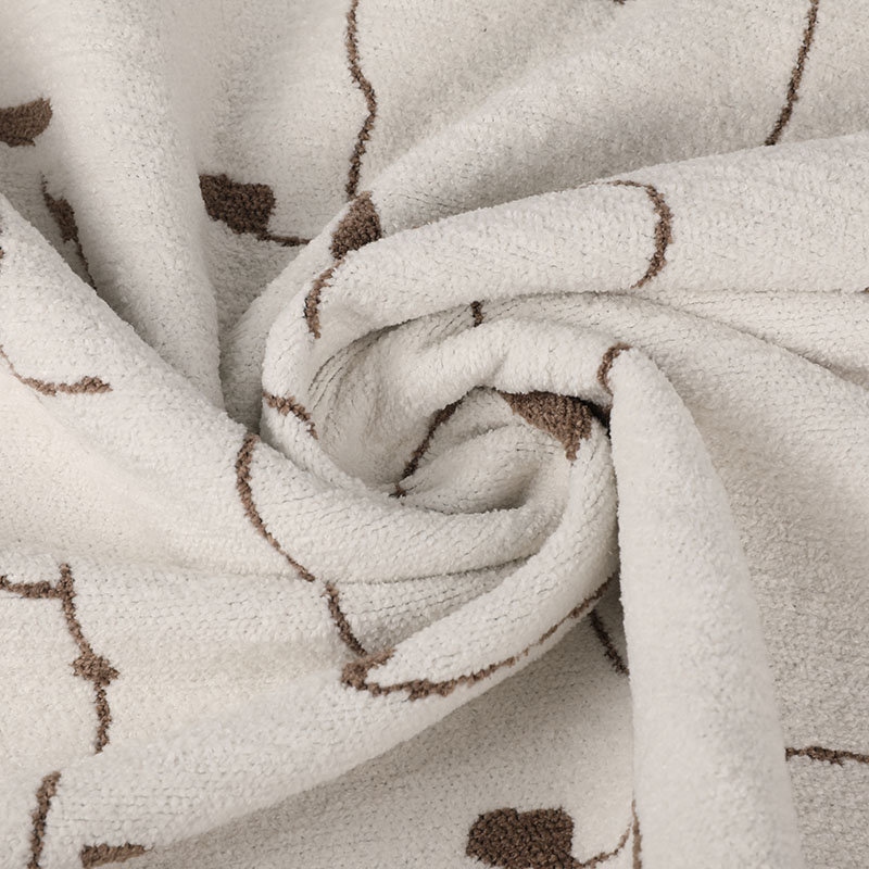 Vải jacquard sợi giống cashmere